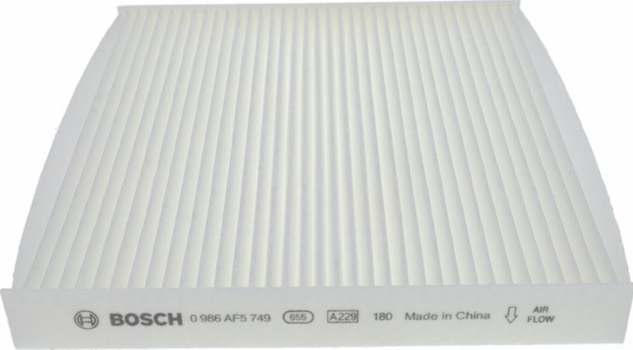 BOSCH 0 986 AF5 749 - Filtro, Aria abitacolo www.autoricambi360.it