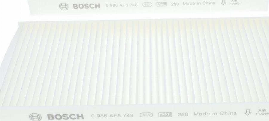 BOSCH 0 986 AF5 748 - Filtro, Aria abitacolo www.autoricambi360.it