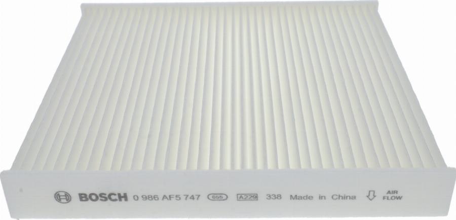 BOSCH 0 986 AF5 747 - Filtro, Aria abitacolo www.autoricambi360.it