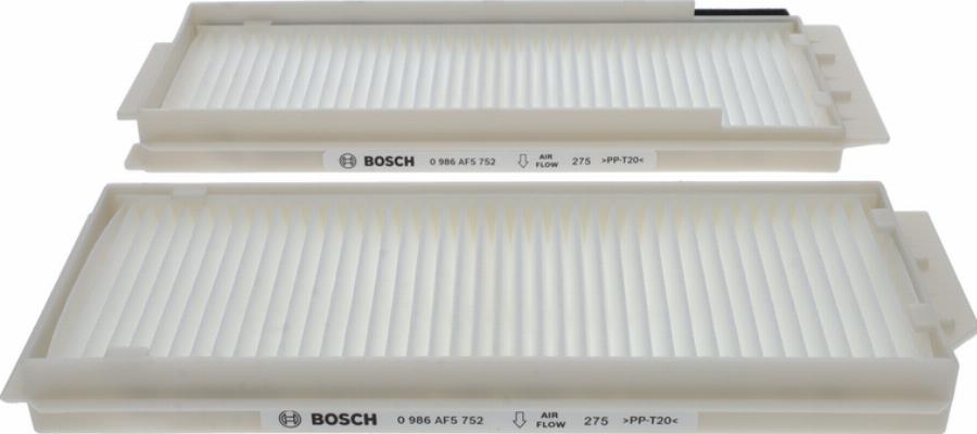 BOSCH 0 986 AF5 752 - Filtro, Aria abitacolo www.autoricambi360.it