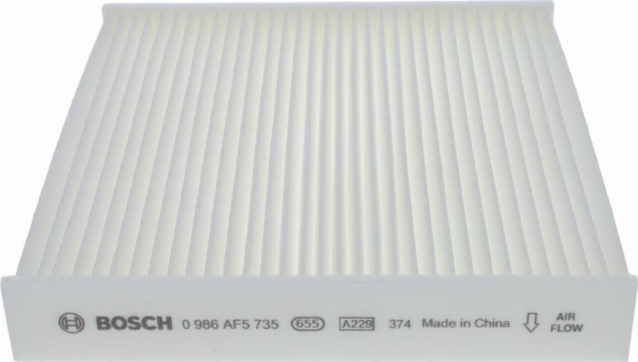 BOSCH 0 986 AF5 735 - Filtro, Aria abitacolo www.autoricambi360.it
