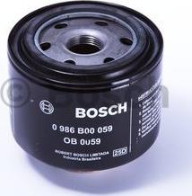 BOSCH 0 986 B00 059 - Filtro olio www.autoricambi360.it