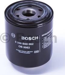 BOSCH 0 986 B00 062 - Filtro olio www.autoricambi360.it