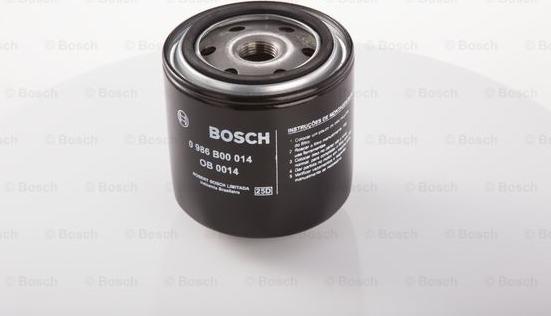 BOSCH 0 986 B00 014 - Filtro olio www.autoricambi360.it