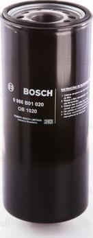 BOSCH 0 986 B01 020 - Filtro olio www.autoricambi360.it