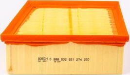 BOSCH 0 986 B02 551 - Filtro aria www.autoricambi360.it