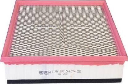 BOSCH 0 986 B02 504 - Filtro aria www.autoricambi360.it