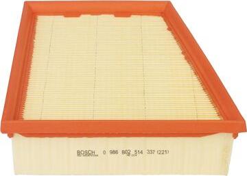BOSCH 0 986 B02 514 - Filtro aria www.autoricambi360.it