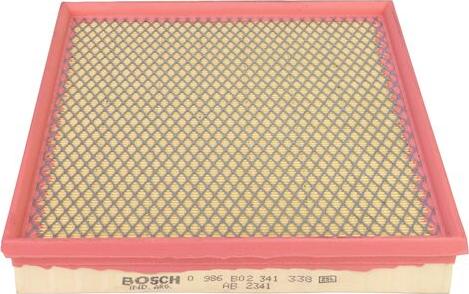 BOSCH 0 986 B02 341 - Filtro aria www.autoricambi360.it