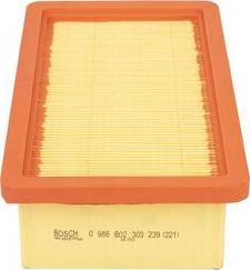 BOSCH 0 986 B02 303 - Filtro aria www.autoricambi360.it