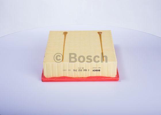BOSCH 0 986 B02 316 - Filtro aria www.autoricambi360.it