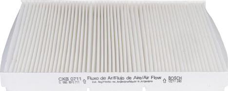 BOSCH 0 986 BF0 711 - Filtro, Aria abitacolo www.autoricambi360.it