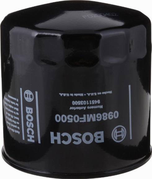 BOSCH 0 986 MF0 500 - Filtro olio www.autoricambi360.it