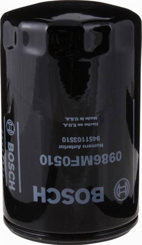 BOSCH 0 986 MF0 510 - Filtro olio www.autoricambi360.it