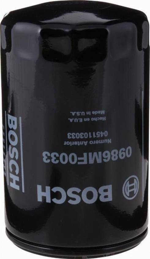 BOSCH 0 986 MF0 033 - Filtro olio www.autoricambi360.it