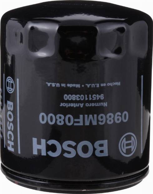 BOSCH 0 986 MF0 800 - Filtro olio www.autoricambi360.it