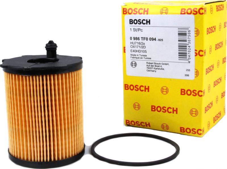 BOSCH 0 986 TF0 094 - Filtro olio www.autoricambi360.it