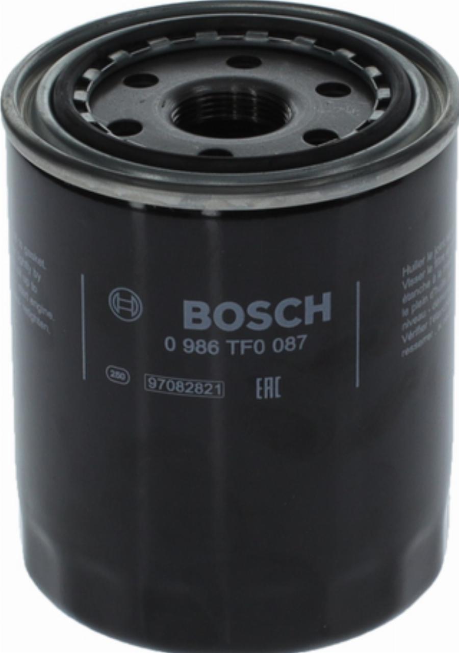 BOSCH 0 986 TF0 087 - Filtro olio www.autoricambi360.it