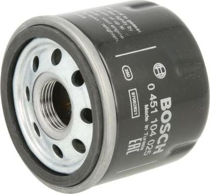 BOSCH 0 451 104 025 - Filtro olio www.autoricambi360.it