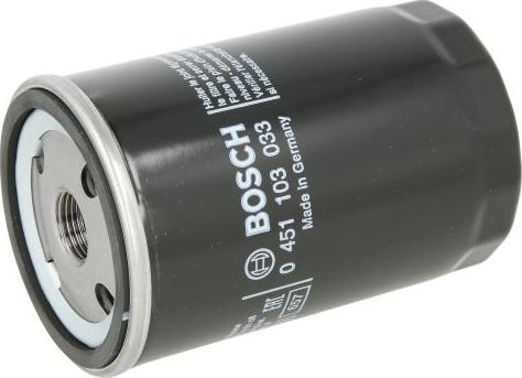 BOSCH 0 451 103 033 - Filtro olio www.autoricambi360.it