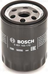 BOSCH 0 451 103 170 - Filtro olio www.autoricambi360.it