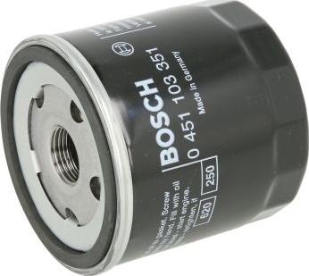 BOSCH 0 451 103 351 - Filtro olio www.autoricambi360.it