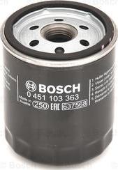 BOSCH 0 451 103 363 - Filtro olio www.autoricambi360.it