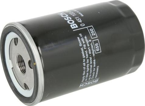 BOSCH 0 451 103 258 - Filtro olio www.autoricambi360.it