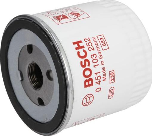 BOSCH 0 451 103 252 - Filtro olio www.autoricambi360.it