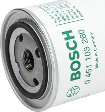BOSCH 0 451 103 260 - Filtro olio www.autoricambi360.it