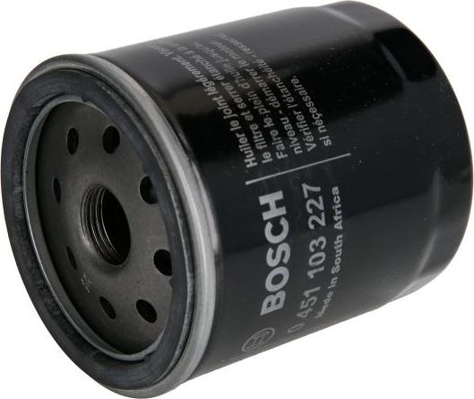 BOSCH 0 451 103 227 - Filtro olio www.autoricambi360.it