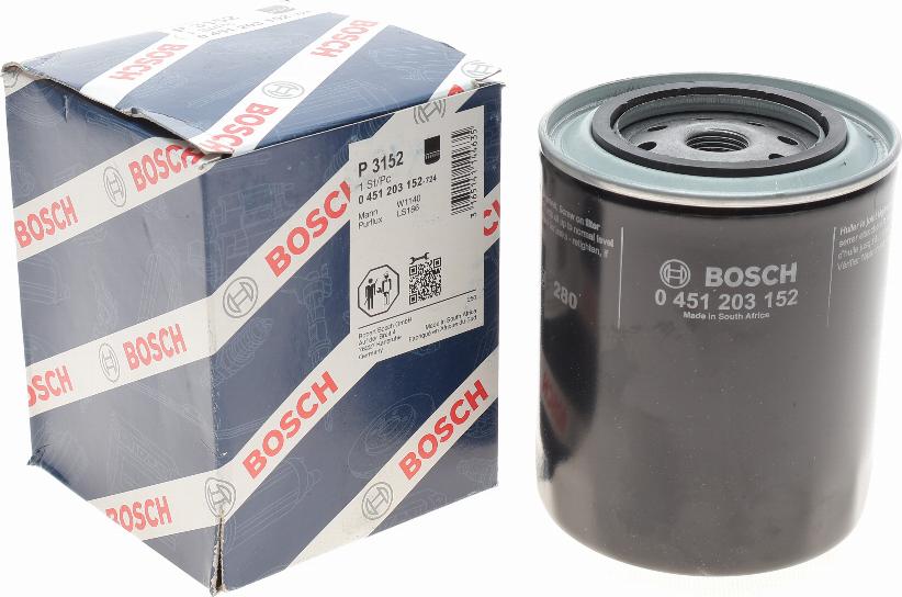 BOSCH 0 451 203 152 - Filtro olio www.autoricambi360.it