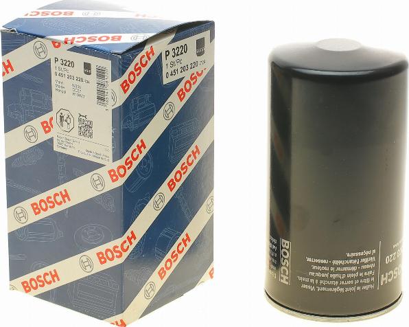 BOSCH 0 451 203 220 - Filtro olio www.autoricambi360.it
