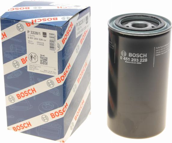 BOSCH 0 451 203 228 - Filtro olio www.autoricambi360.it