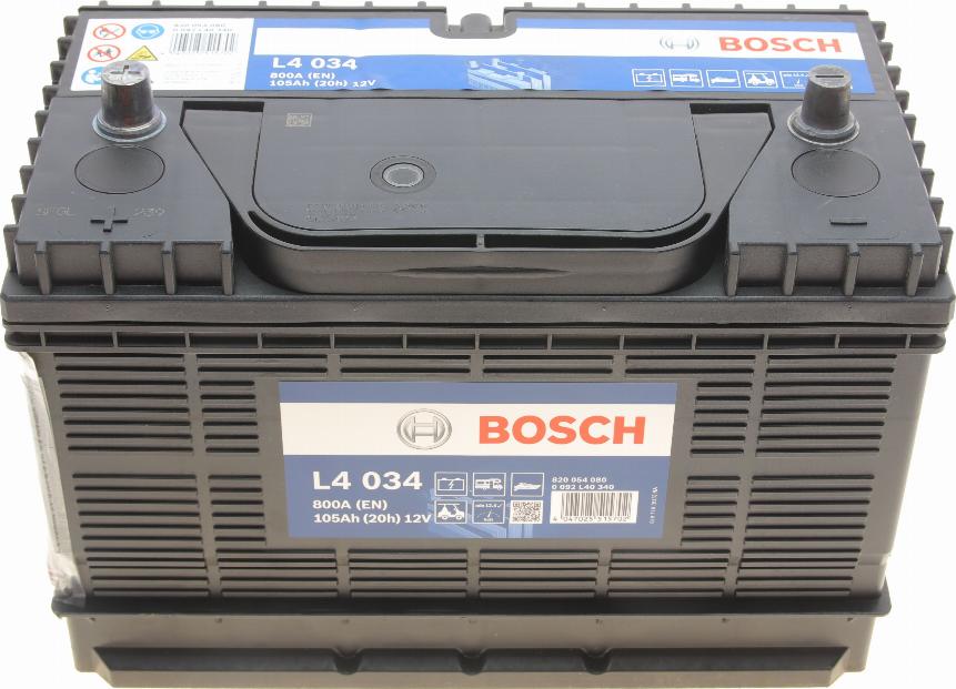 BOSCH 0 092 L40 340 - Batteria avviamento www.autoricambi360.it