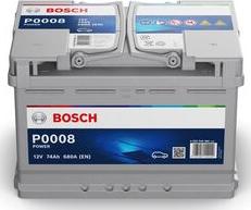 BOSCH 0 092 P00 080 - Batteria avviamento www.autoricambi360.it