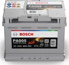 BOSCH 0 092 PA0 050 - Batteria avviamento www.autoricambi360.it