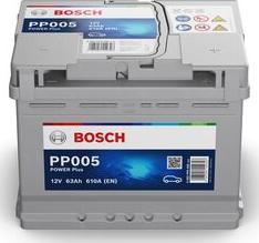 BOSCH 0 092 PP0 050 - Batteria avviamento www.autoricambi360.it