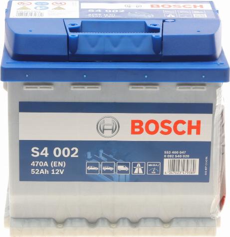 BOSCH 0 092 S40 020 - Batteria avviamento www.autoricambi360.it