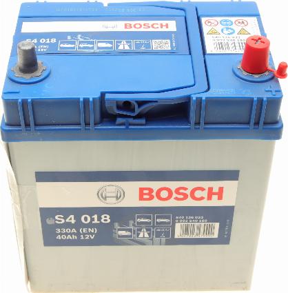 BOSCH 0 092 S40 180 - Batteria avviamento www.autoricambi360.it