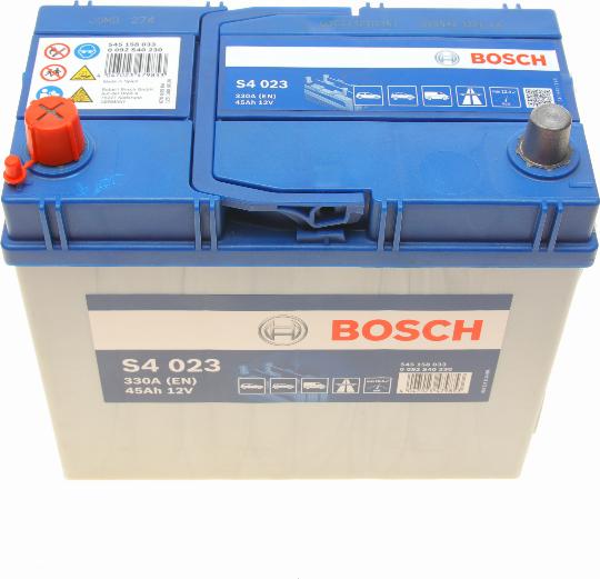 BOSCH 0 092 S40 230 - Batteria avviamento www.autoricambi360.it