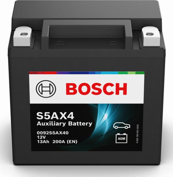 BOSCH 0 092 S5A X40 - Batteria avviamento www.autoricambi360.it