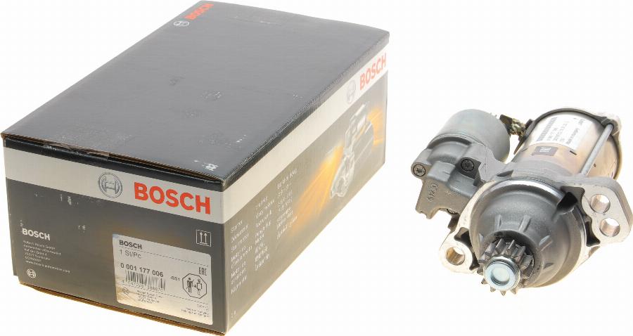 BOSCH 0 001 177 006 - Motorino d'avviamento www.autoricambi360.it