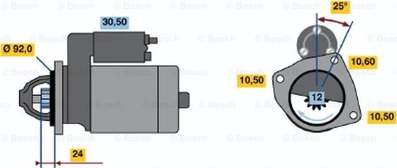 BOSCH 0 001 362 307 - Motorino d'avviamento www.autoricambi360.it