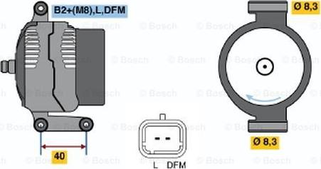 BOSCH 0 124 415 014 - Alternatore www.autoricambi360.it