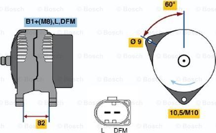 BOSCH 0 124 515 058 - Alternatore www.autoricambi360.it