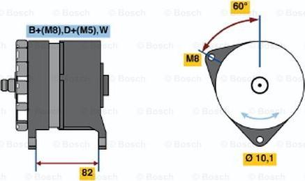 BOSCH 0 120 469 908 - Alternatore www.autoricambi360.it