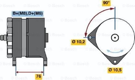 BOSCH 0 120 469 984 - Alternatore www.autoricambi360.it