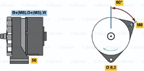 BOSCH 0 120 469 933 - Alternatore www.autoricambi360.it