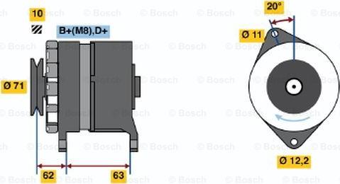 BOSCH 0 986 035 020 - Alternatore www.autoricambi360.it